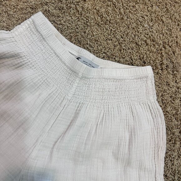 LOTUS AND LUNA Cream Wide Leg Cotton Pants In Women's Size S/M - Picture 8 of 9